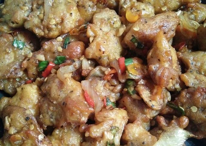 Resep Ayam Cabai Garam oleh Lussi Rosiana - Cookpad