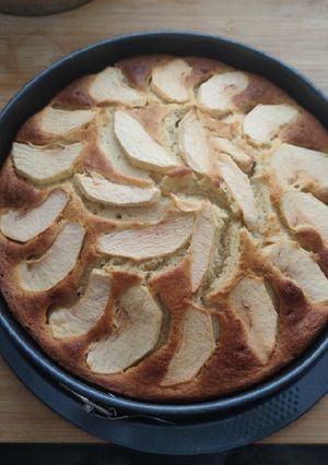 Una foto de Tarta de manzana con Thermomix