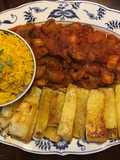 California Farm Al Pastor Eggplant Skillet Dinner