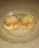 Pizzetas con queso rallado