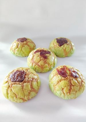 Foto resep Pandan Kurma Cheese Bolo Bun