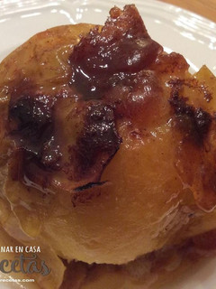 Una foto de Manzanas asadas