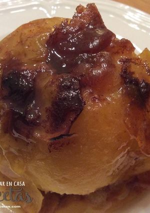 Una foto de Manzanas asadas