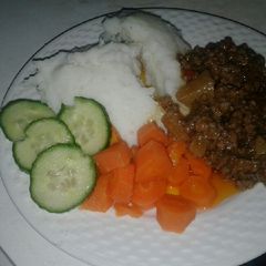 A picture of Mince curry.