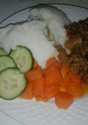 A picture of Mince curry.