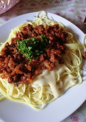 صورة لوصفة سباغيتي