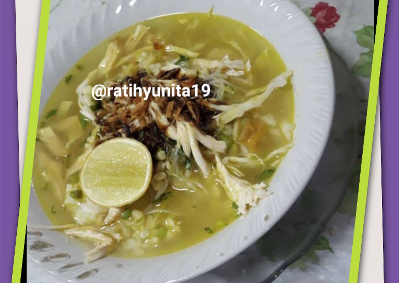 Soto ayam sederhana