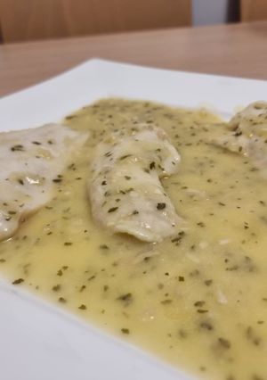 Una foto de Merluza en salsa verde