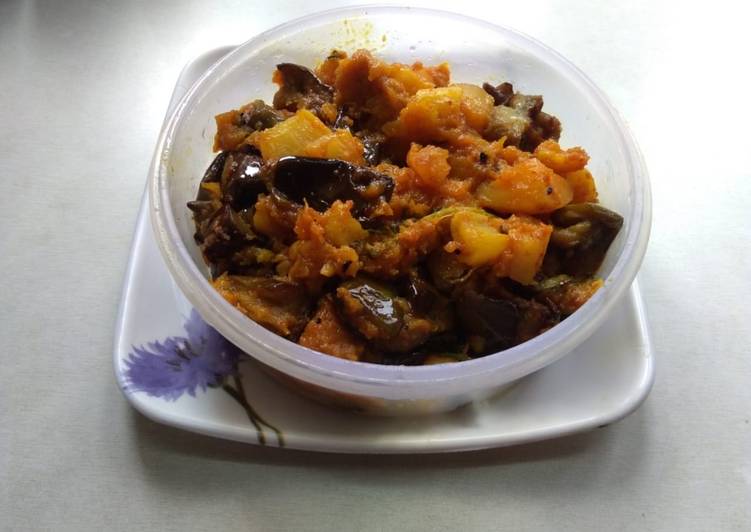 Recipe of Quick Bengali mix vegetable