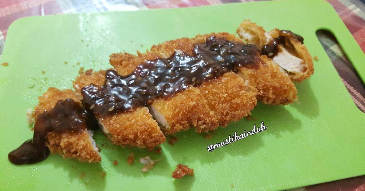 Resep CHICKEN KATSU TERIYAKI oleh Mustika Indah - Cookpad