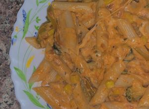 صورة لوصفة بينك باستا 🍝 pink pasta