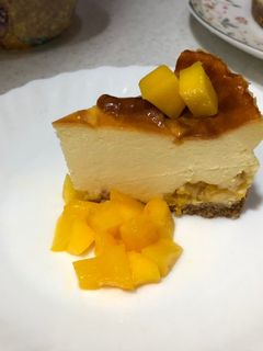 氣炸鍋~芒果香吉士乳酪蛋糕 的食譜成品照片