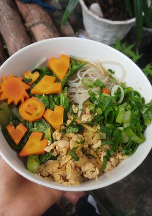 Foto resep Mie ayam lethek + sayuran