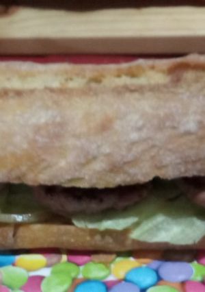 Foto principal de Mega bocadillo hamburguesa