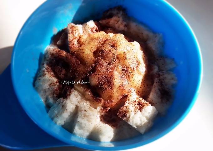 [MPASI 8M+] Roti Gandum Susu Topping Pisang