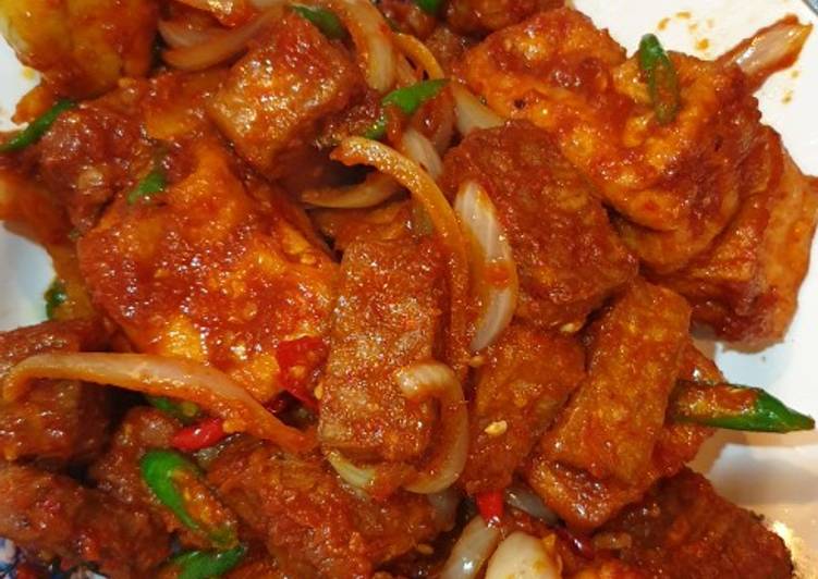 Resep Tempe goreng asem manis Anti Gagal