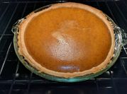 A picture of pumpkin pie