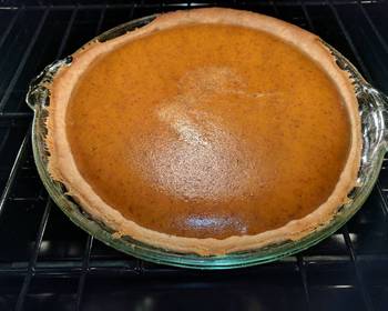 Easy Fast Cooking Grandma Bettys Pumpkin Pie Delicious Simple