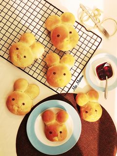 عکسی از دستور نان خرگوشی کودکانه