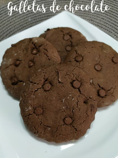 Una foto de Galletas de chocolate 🍪🍫