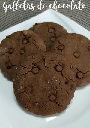 Una foto de Galletas de chocolate 🍪🍫