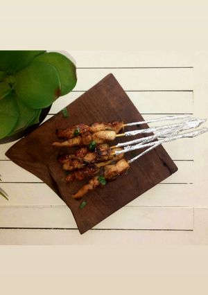 Foto resep Honey Glazed Chicken Satay