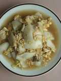 ผักกาดขาวผัดไข่ สูตร2