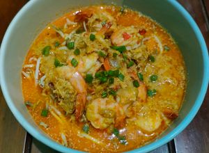 Foto resep 454. Laksa Udang Singapore