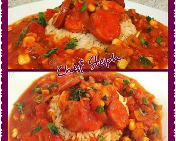 Easy Recipe Seafood and Sausage Succotash Practical Delicious