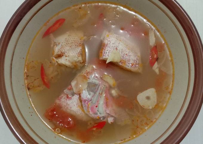 107. Sop Ikan Kakap Merah