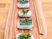 A picture of sushi ginger