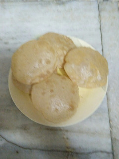 A picture of Wheat flour Puri.