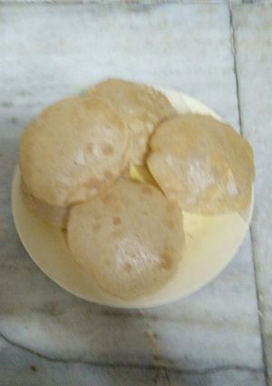 A picture of Wheat flour Puri.