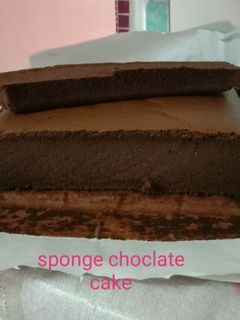 Gambar Kek Span Coklat