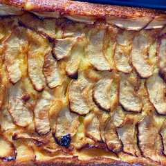 Una foto de Tarta de manzana casera
