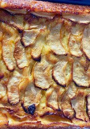 Una foto de Tarta de manzana casera