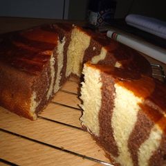 A picture of Zebra Cake.