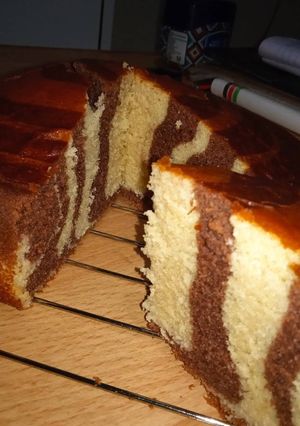 A picture of Zebra Cake.