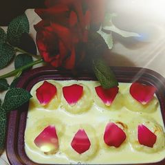 A picture of Kaiser Rasmalai.