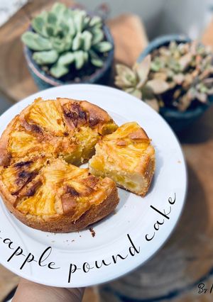Hình của món Pineapple pound cake🍍Bánh bông lan dứa 🍍.