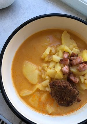 Krumplifőzelék recept fotója