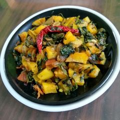 A picture of Methi Aloo Masala.