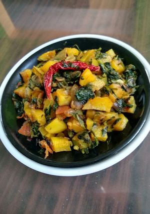 A picture of Methi Aloo Masala.