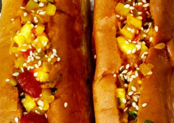 Simple Way to Prepare Speedy Hotdog health wrap