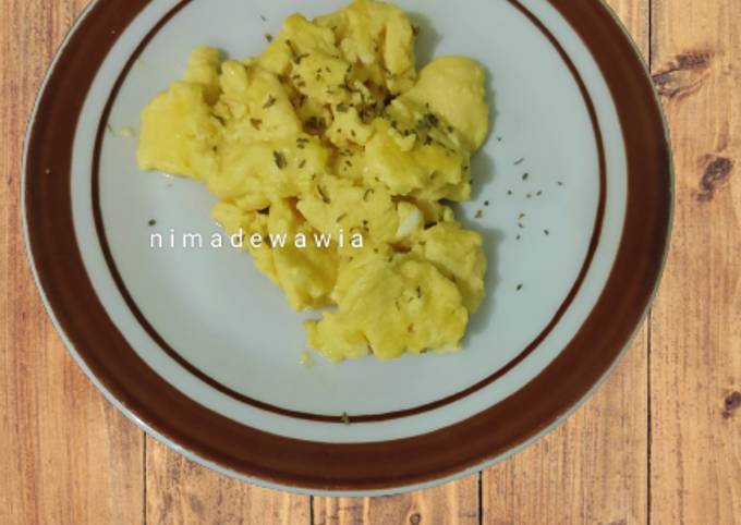 Resep Scramble Egg Untuk Sahur Oleh Wawia Ni Made Cookpad