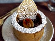 Una foto di muffin con farina integrale