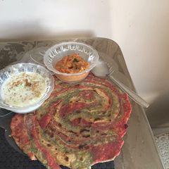 A picture of Marble paratha.