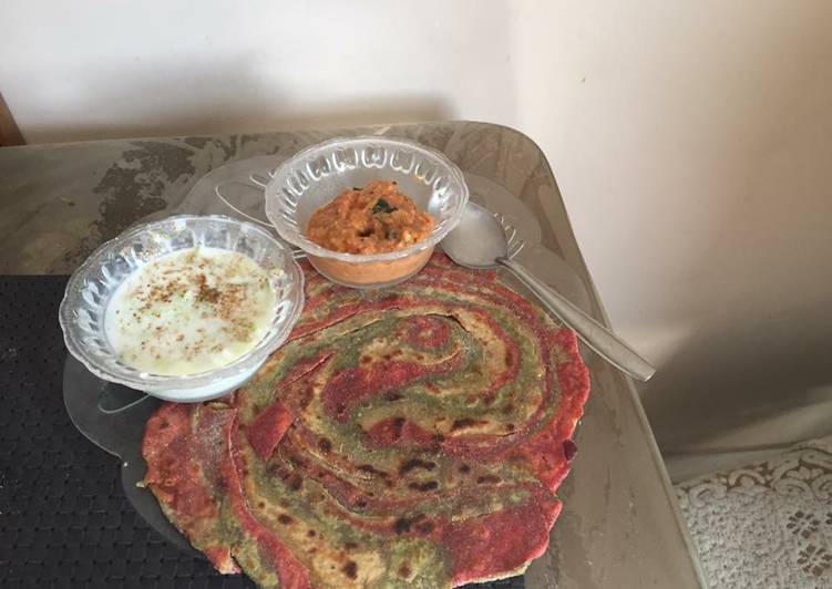 Simple Way to Make Favorite Marble paratha