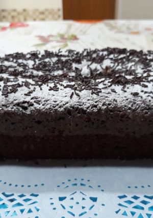 Foto principal de Bizcocho con dos harinas y chocolate puro
