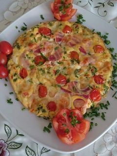 O poză a rețetei Omletă la cuptor.